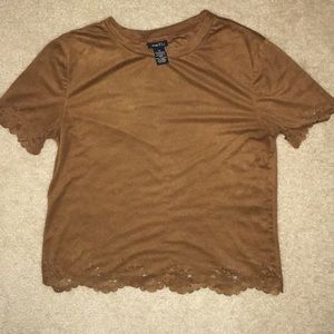 Suede shirt